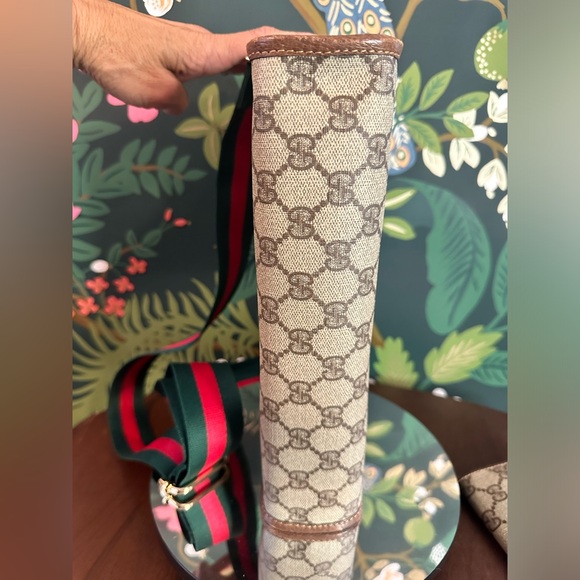 GUCCI Bundle ♥️💚 Ophidia Clutch GG Coated Canvas w Rare Interior & Wallet - Picture 15 of 15